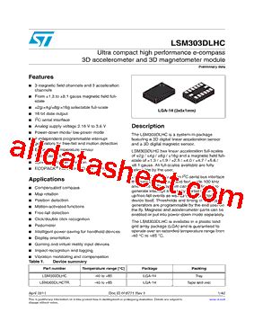 stmicroelectronics 3d accelerometer|LSM303DLHC .